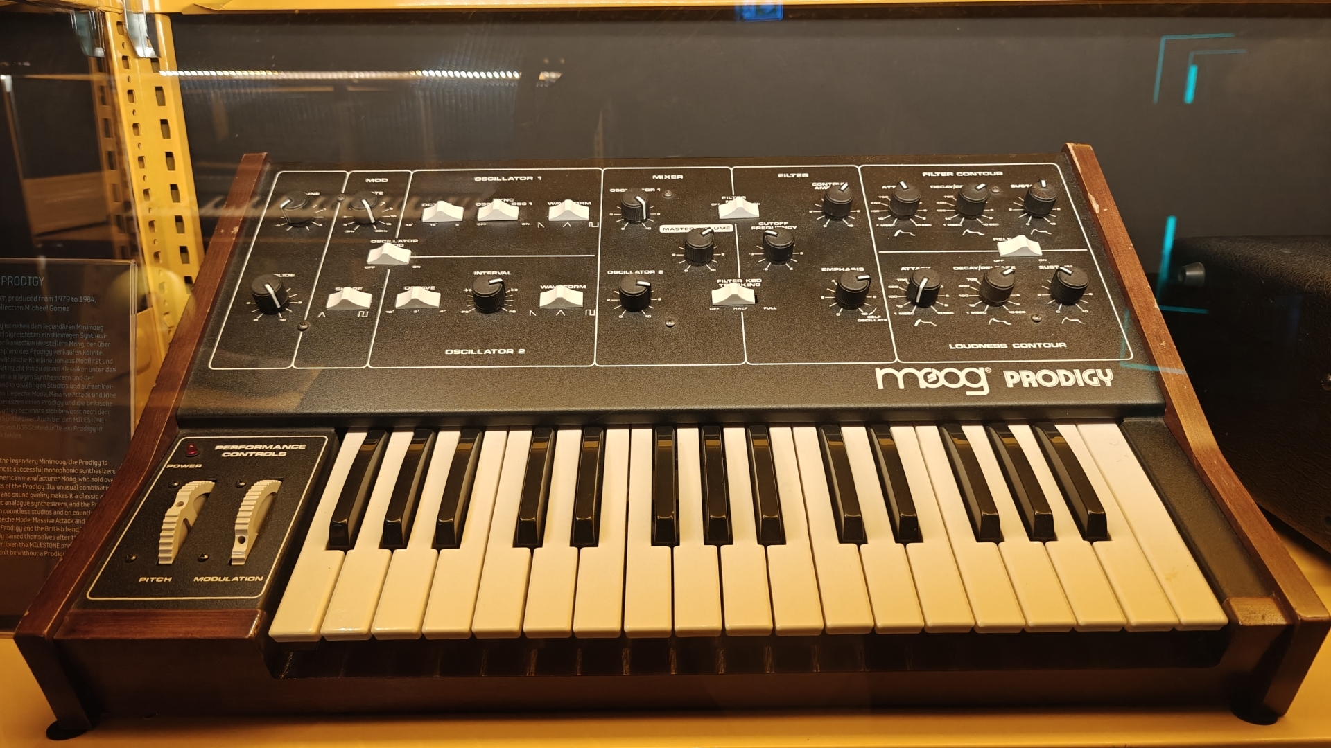 A Moog Prodigy synth